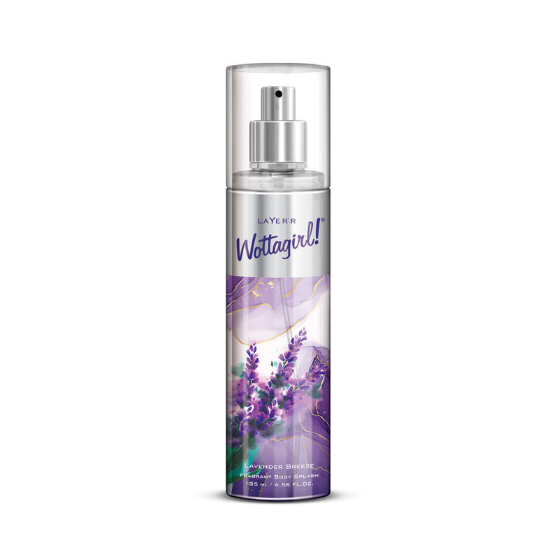 Layer'r Wottagirl! Lavender Breeze Body Mist Spray For Her