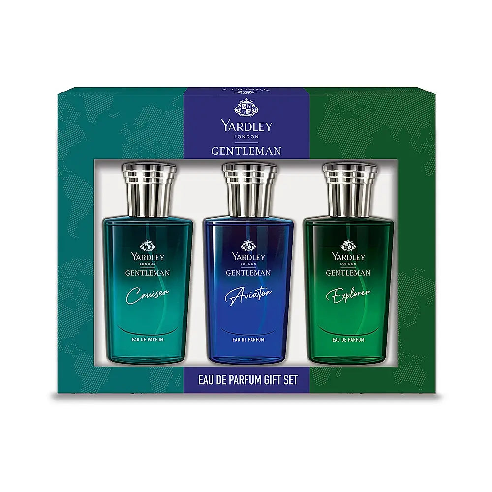 Yardley London Eau De Parfum Gift Set for Men |30ml x 3