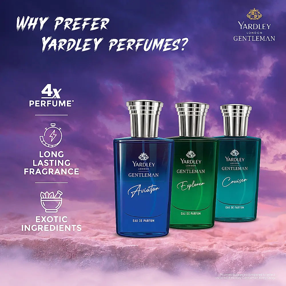 Yardley London Eau De Parfum Gift Set for Men |30ml x 3