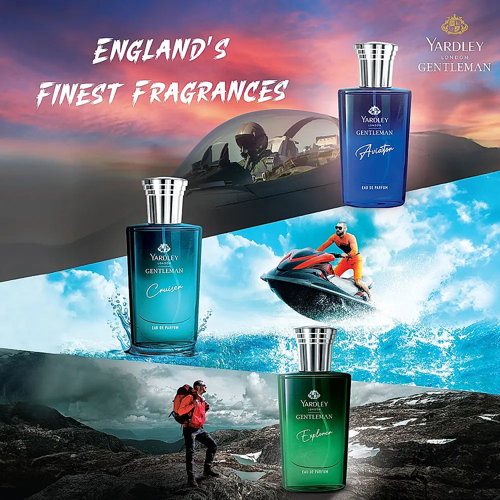 Yardley London Eau De Parfum Gift Set for Men |30ml x 3