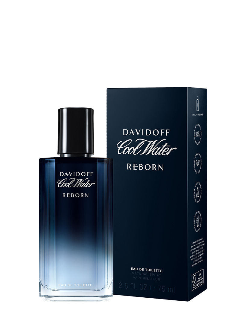 Davidoff Cool Water Reborn Eau De Toilette For Him 75ml