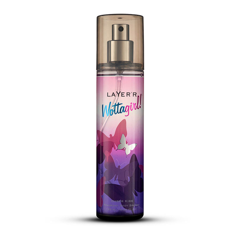 Layerr Wottagirl Amber Kiss Body Splash For Her