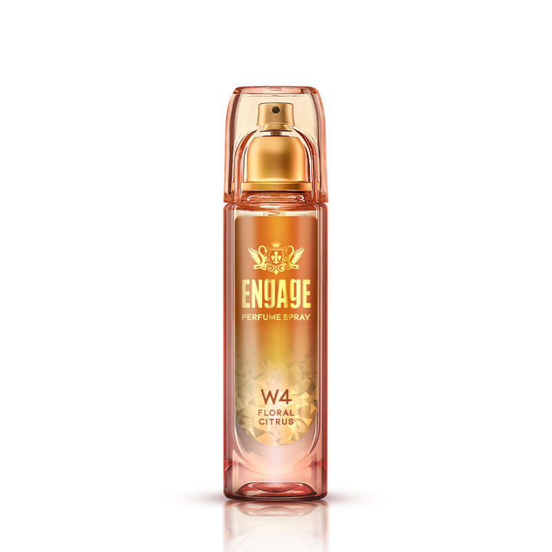 Engage W4 Perfume Spray For Women, Fruity & Floral, Skin Friendly, Long-Lasting